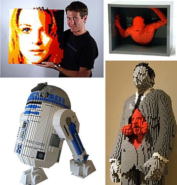 Портреты и фигуры из LEGO