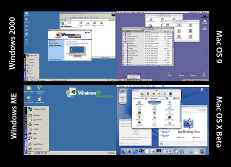 Эволюция Windows и Apple OS