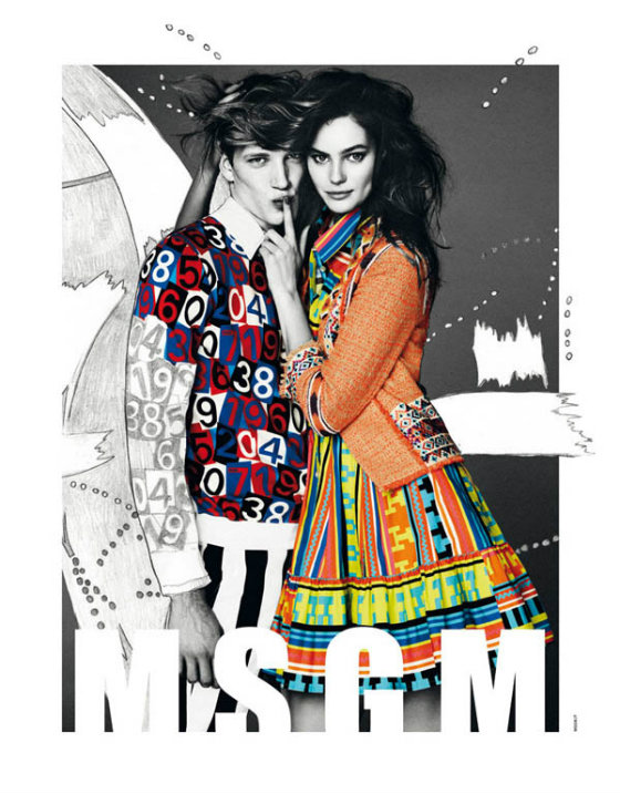 Кампанії Emilio Pucci і MSGM на весну /літо 2013