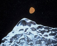 Лучшая фотография года - Стив Алтерман (Steve Alterman), «Верхушка айсберга. Феллсфьяра-2048», кадр, с омываемым морской водой куском льда, на черном вулканическом песке. фото 3