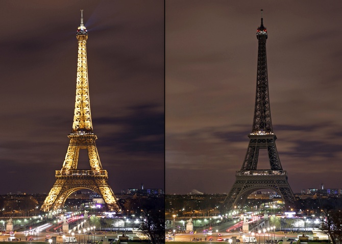 Эйфелева башня, Париж, Франция. Remy de la Mauviniere/AP