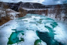 «Чуя зимой», Владимир Иванов, река Чуя зимой, Горный Алтай. Фотография сделана из трех изображений по технологии HDR. фото 9