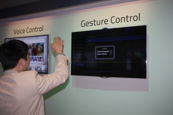 Телевизоры, управляемые с помощью жестов