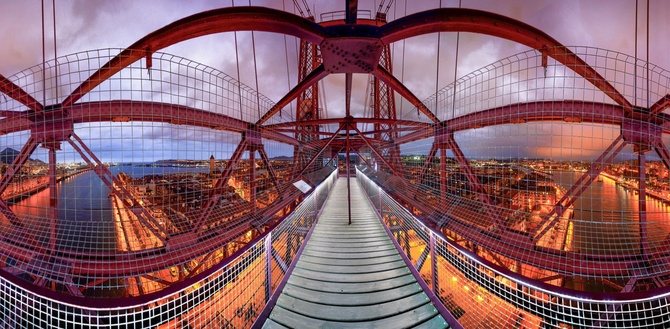 Pedro Luis Ajuriaguerra Saiz (Испания) «Бискайский мост». Мост через реку Нервьон, Испания. Финалист Art of Building 2021.