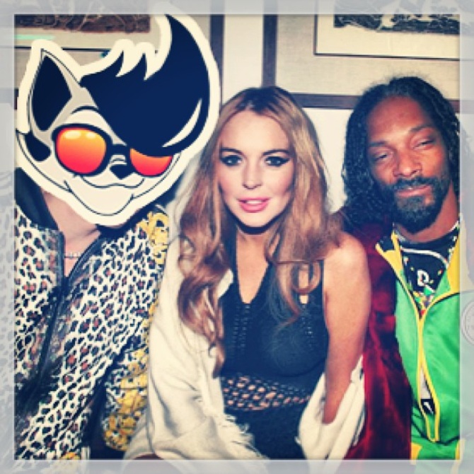 Линдсей Лохан и Snoop Dogg