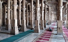 Не глюк, а колонны Делийской соборной мечети. фото 8
