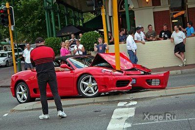 Пьяный водитель Ferrari