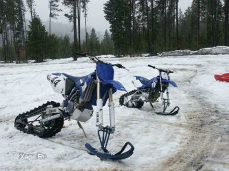 Снежный мотоцикл - Snowbike