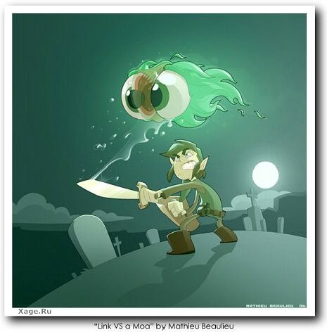 Фан-арт по игре Legend of Zelda