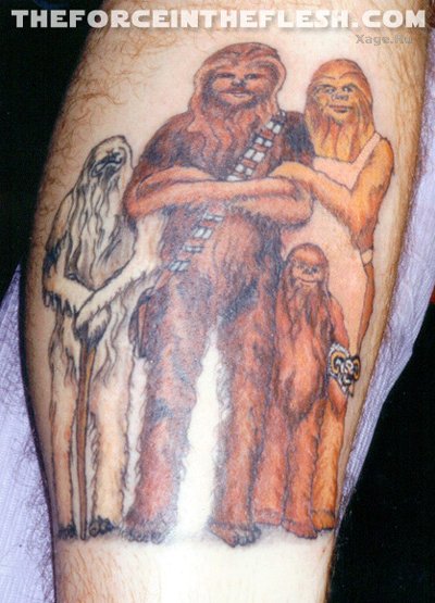 Татуировки фанатов Star Wars