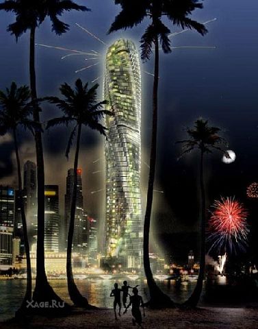 Жемчужина Дубаи - вращающаяся башня