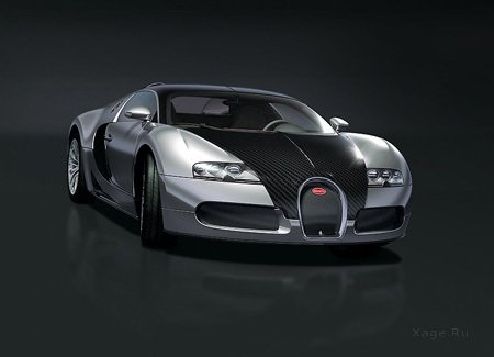 Хромированная Bugatti Veyron
