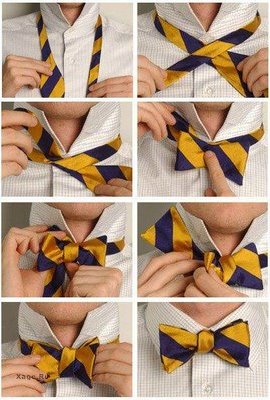 Как завязать галстук, бабочку, платок