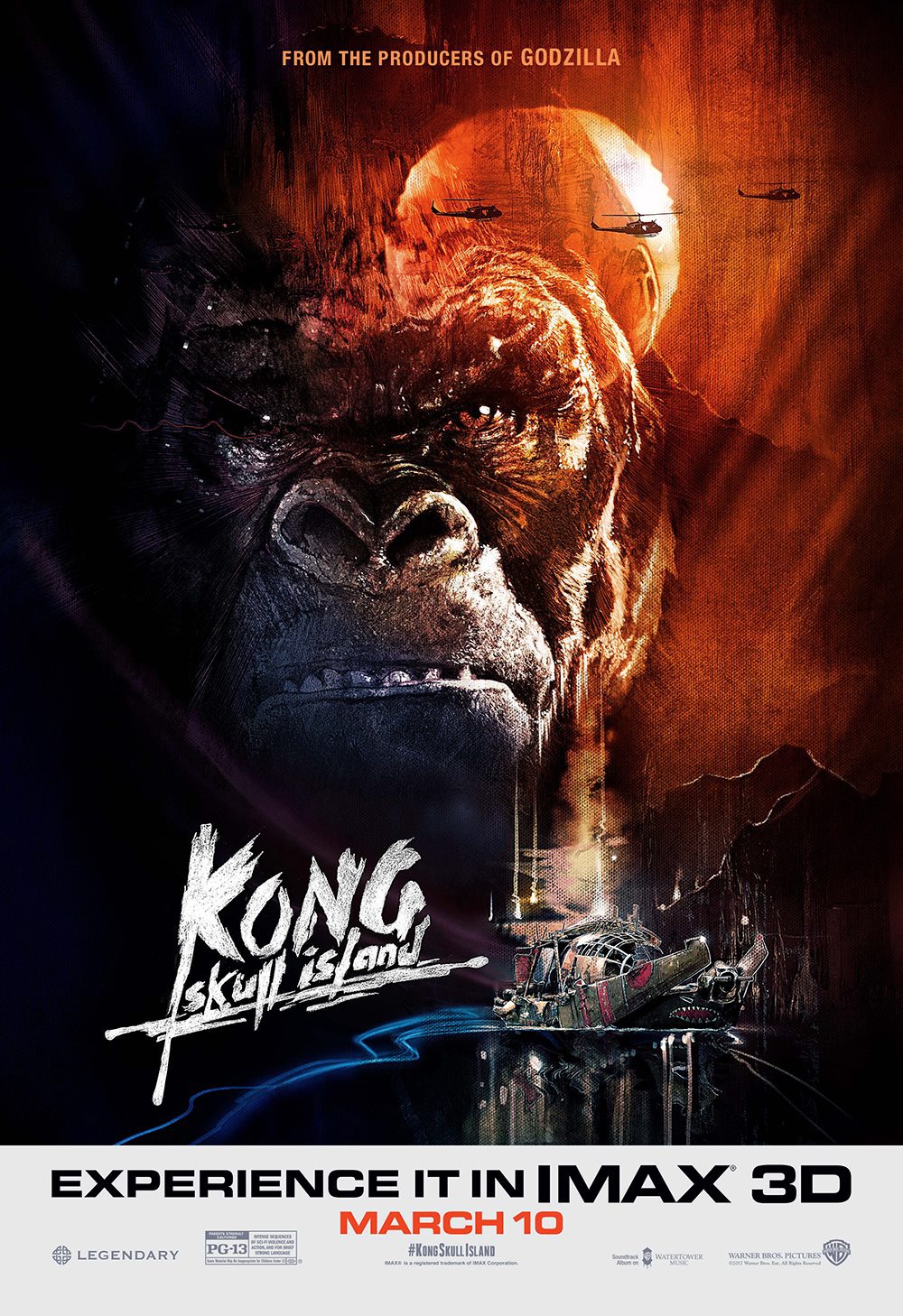 IMAX-постер фильма «Конг: Остров Черепа»