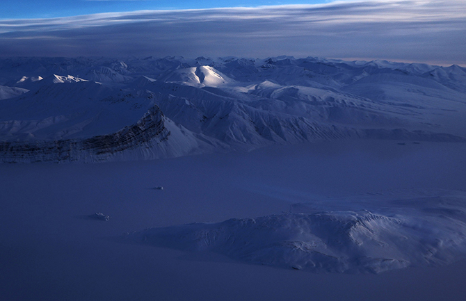 Пролет над Канадой и Гренландией в 28 снимках Getty Images