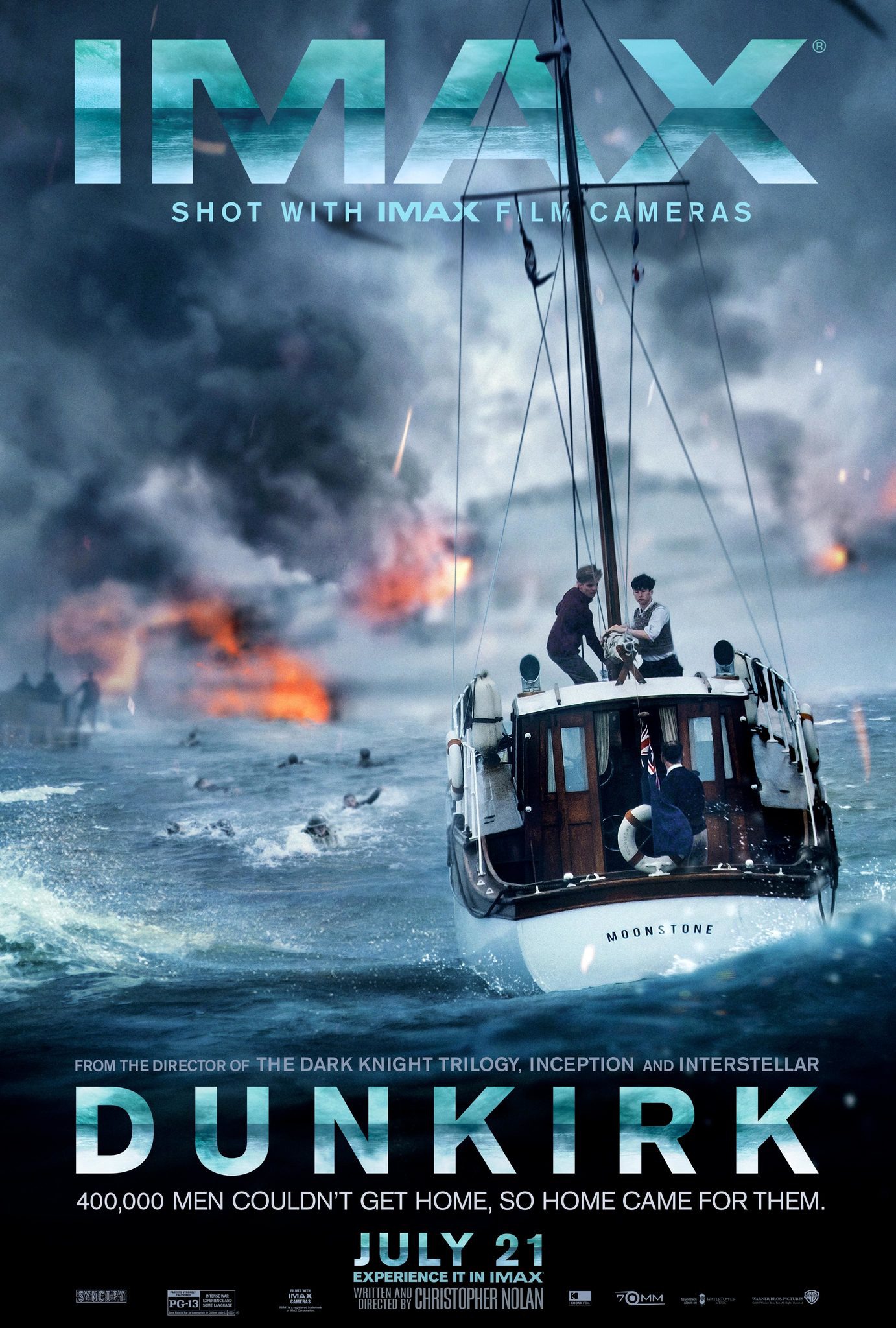 Потрясающий IMAX-постер военной драмы «Дюнкерк»