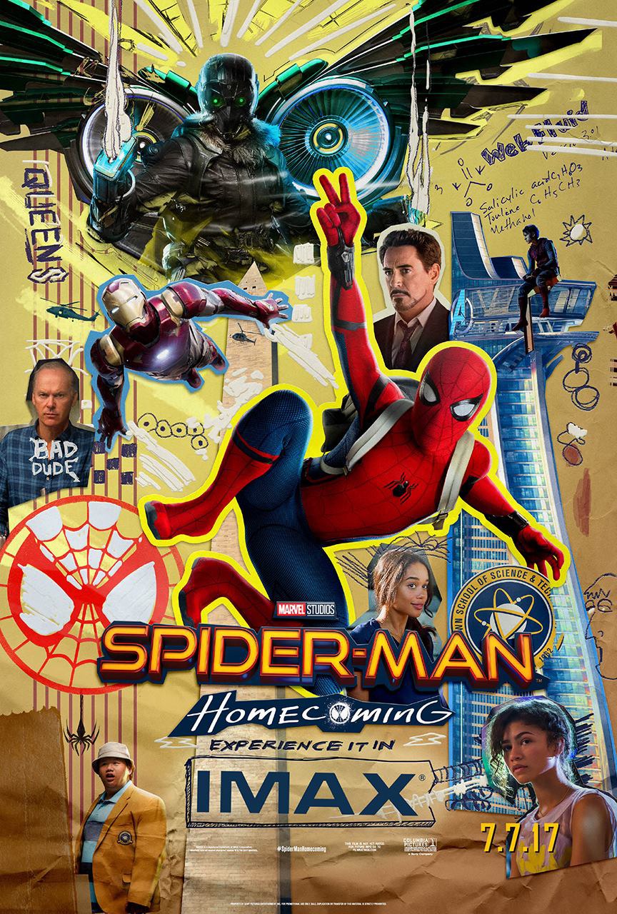 IMAX-постер фильма «Человек-Паук: Возвращение домой»