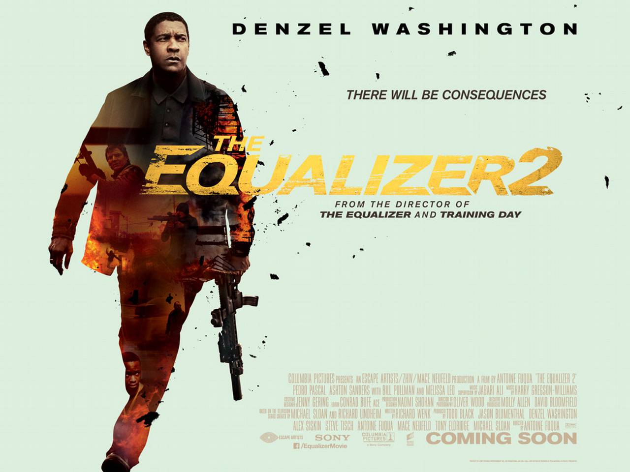 Эксклюзивный постер экшен-триллера «Великий уравнитель 2»