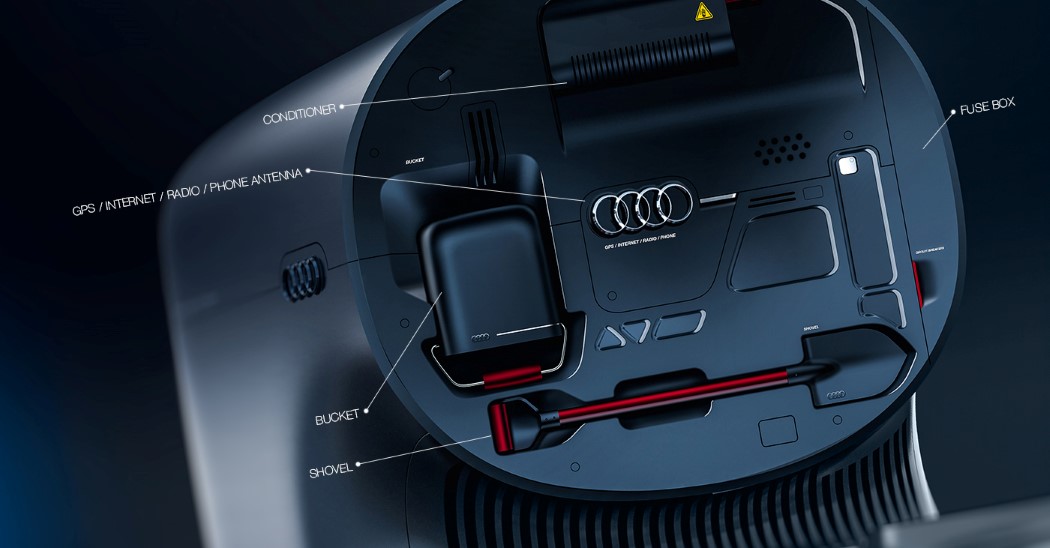 Два футуристических концепта автономного электротрака для Audi
