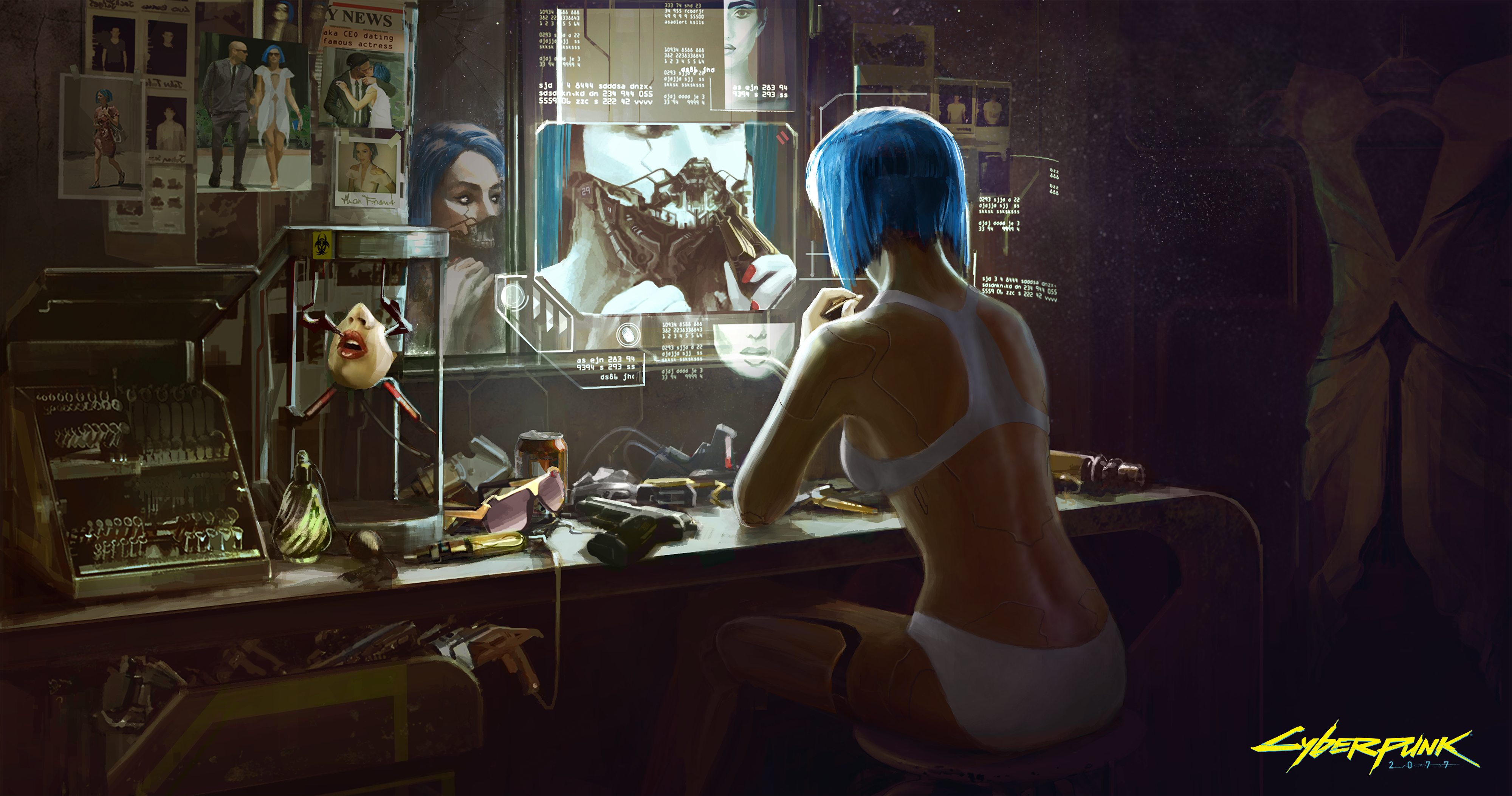 Новые концепт-арты и детали геймплея Cyberpunk 2077