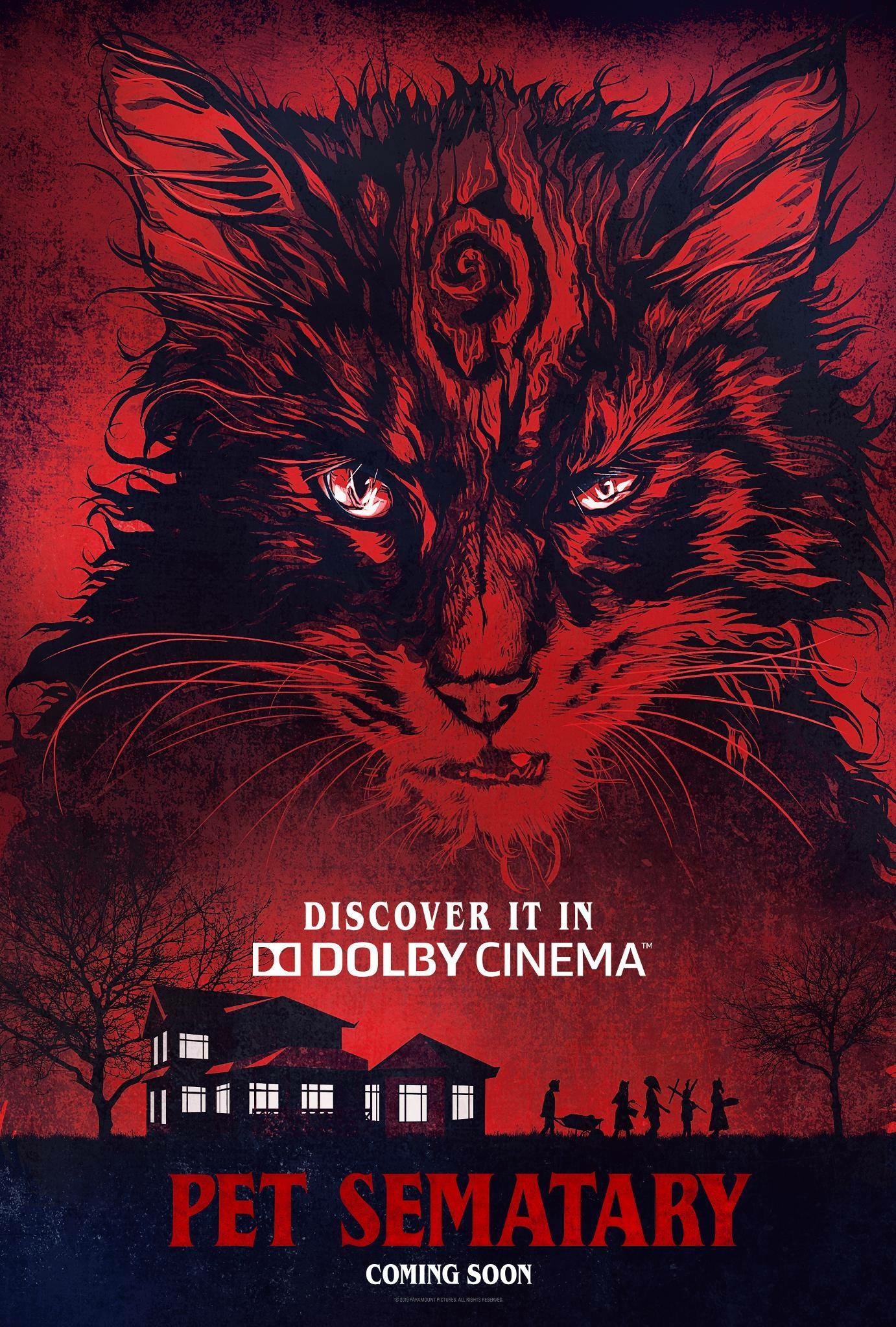Кот Черч оживает на зловещем постере и в новом ролике хоррор-адаптации «Кладбища домашних животных»