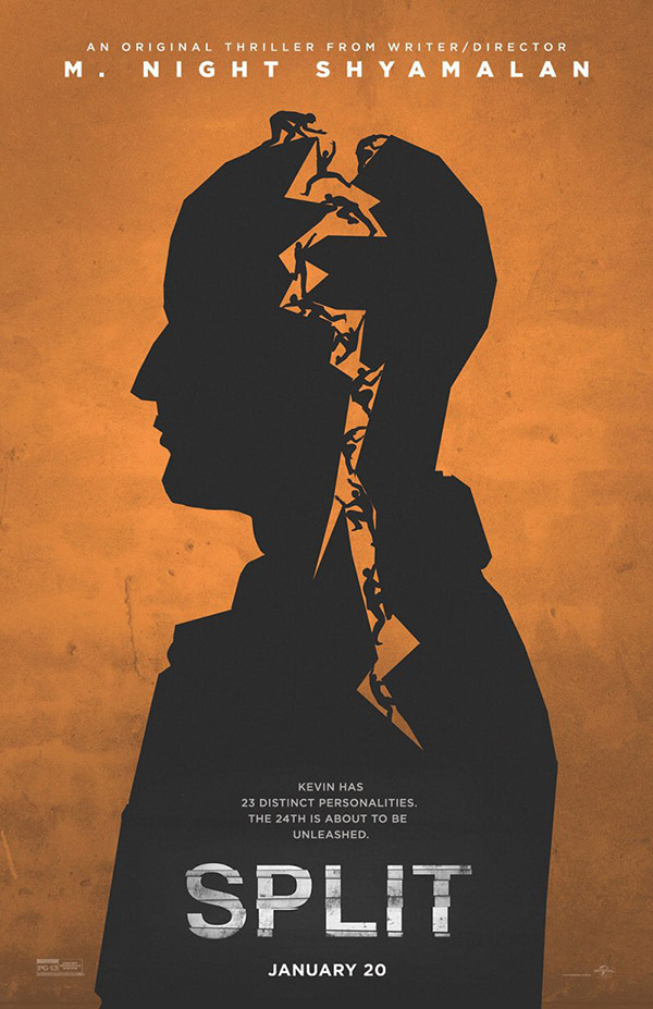 Превосходный постер психологического триллера «Сплит»